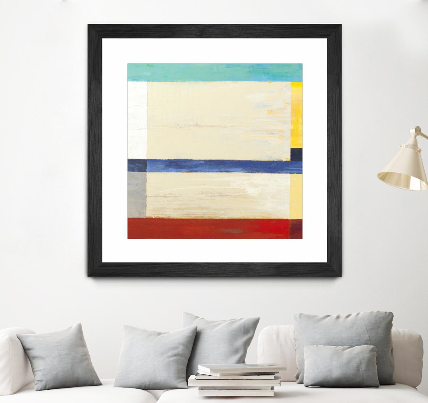 Retro Spectrum I by Liz Jardine on GIANT ART - red abstract