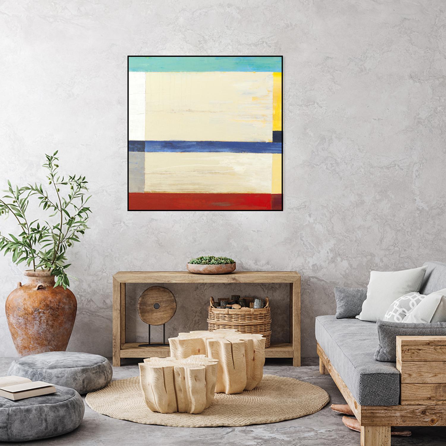 Retro Spectrum I by Liz Jardine on GIANT ART - red abstract