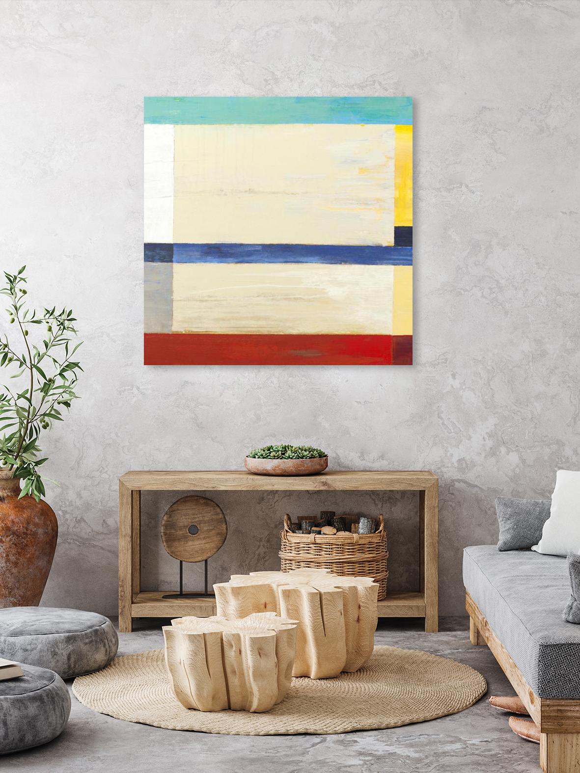 Retro Spectrum I by Liz Jardine on GIANT ART - red abstract