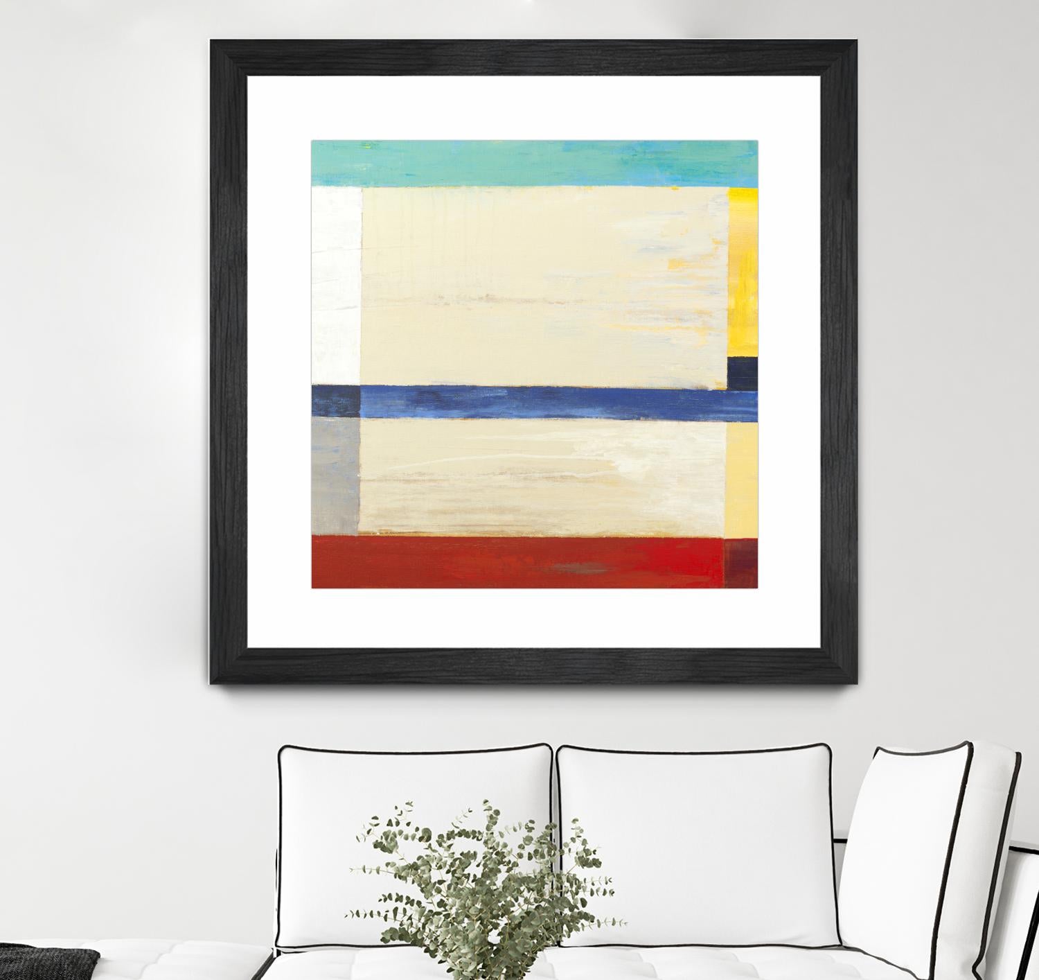 Retro Spectrum I by Liz Jardine on GIANT ART - red abstract