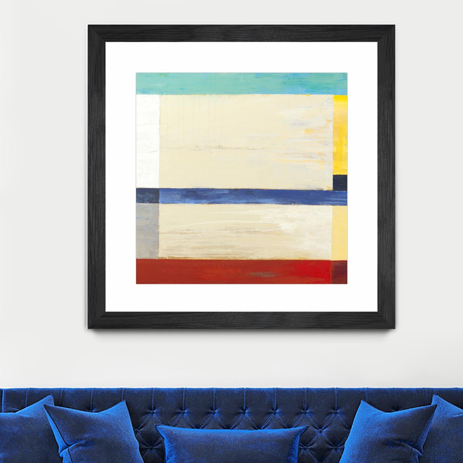 Retro Spectrum I by Liz Jardine on GIANT ART - red abstract