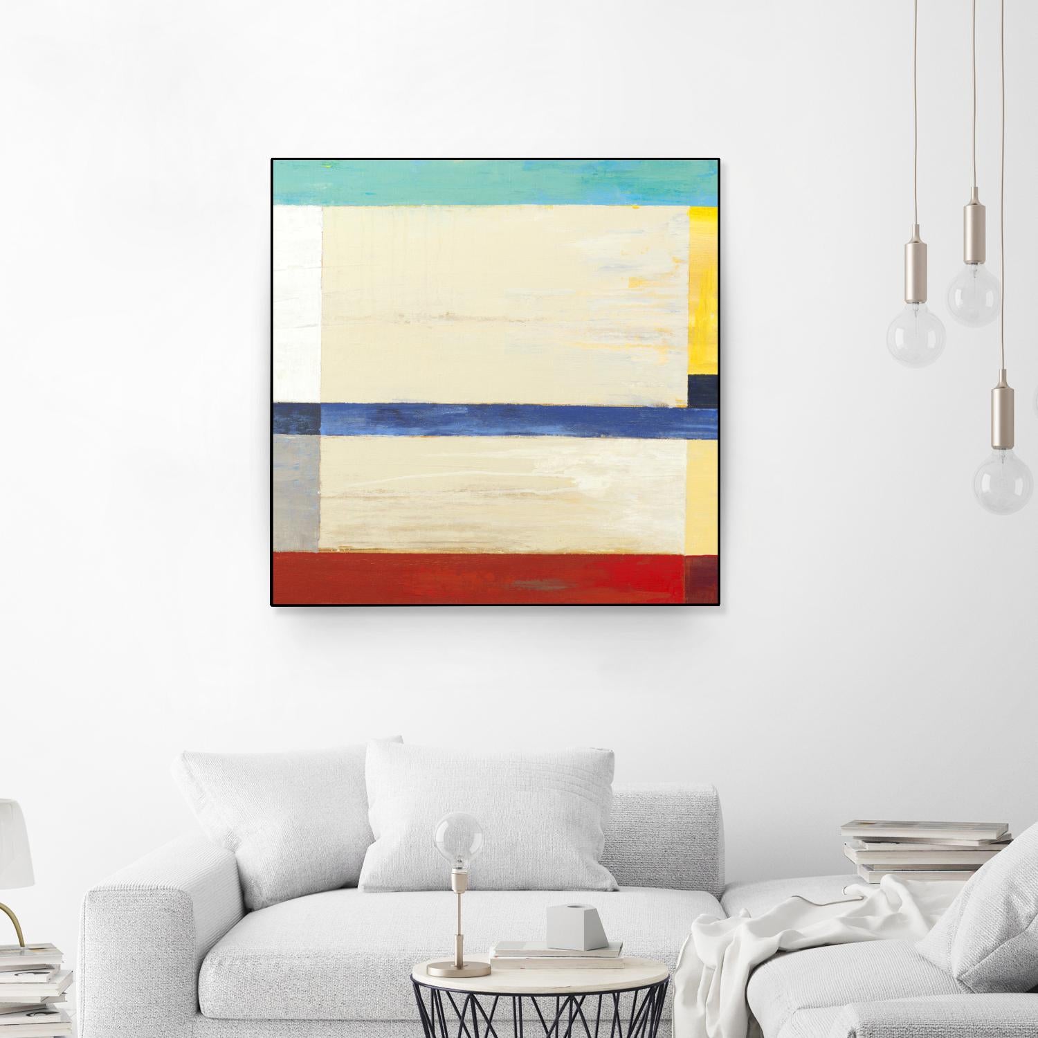 Retro Spectrum I by Liz Jardine on GIANT ART - red abstract