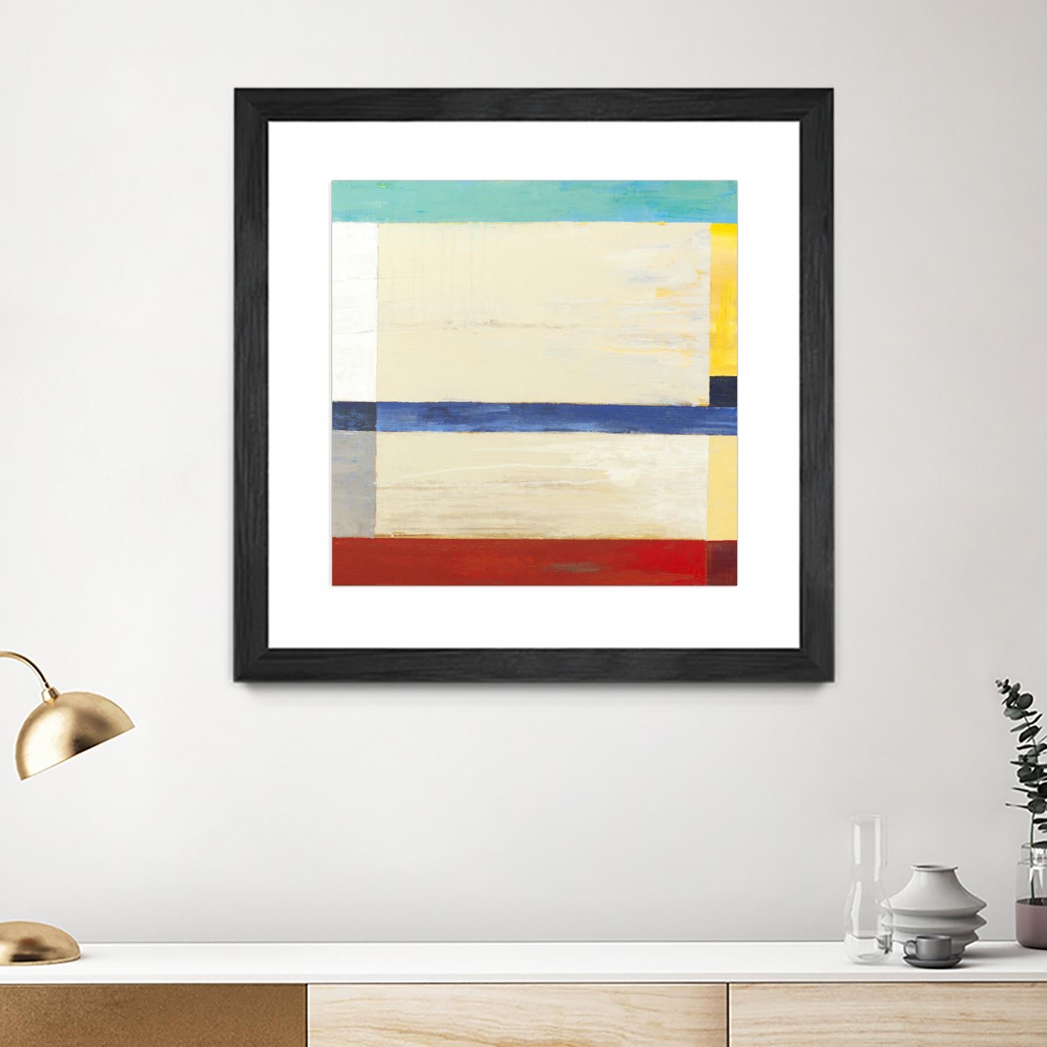 Retro Spectrum I by Liz Jardine on GIANT ART - red abstract