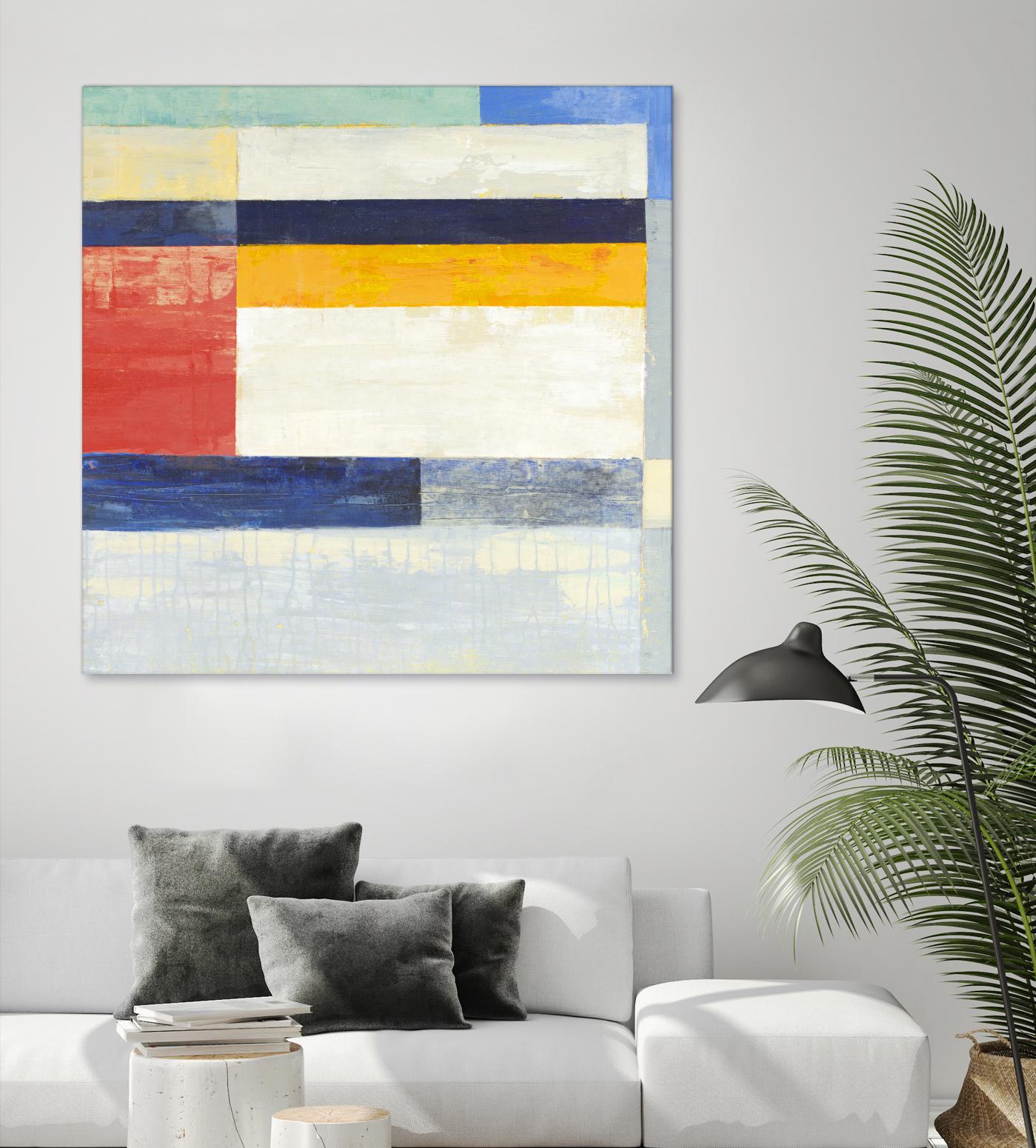 Retro Spectrum II by Liz Jardine on GIANT ART - white abstract