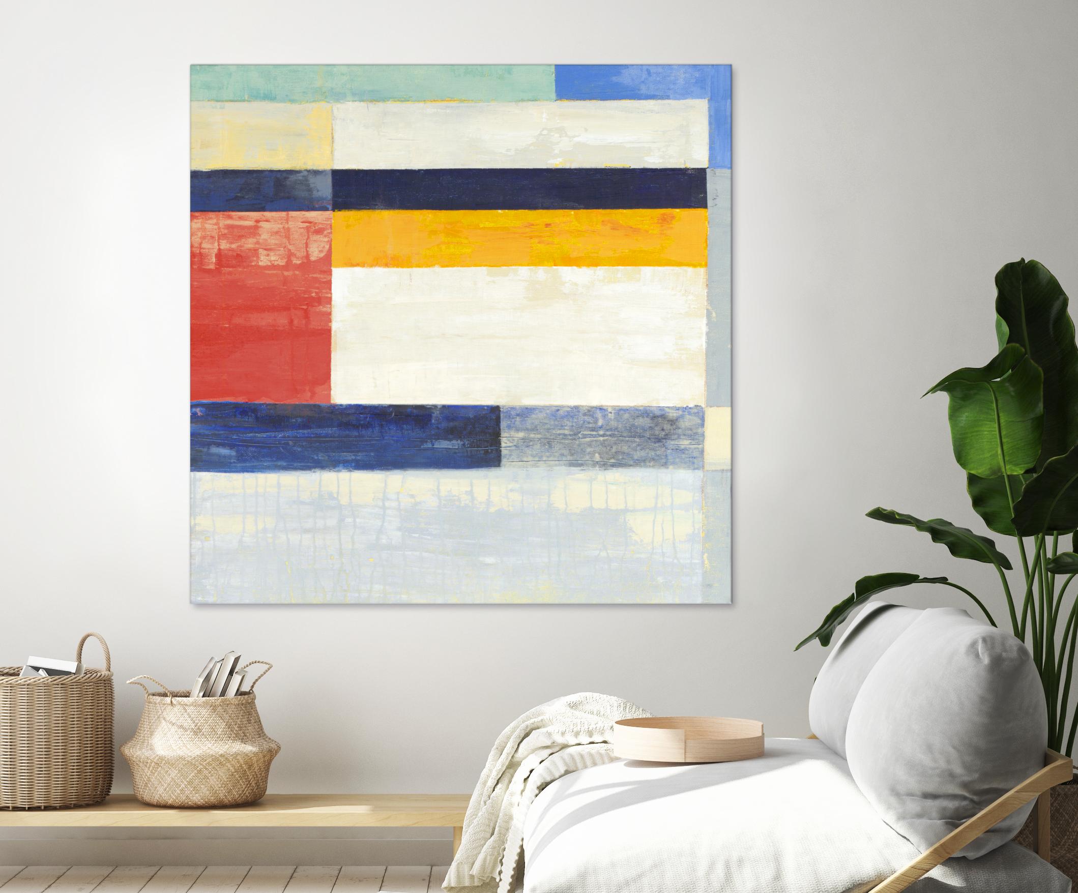 Retro Spectrum II by Liz Jardine on GIANT ART - white abstract