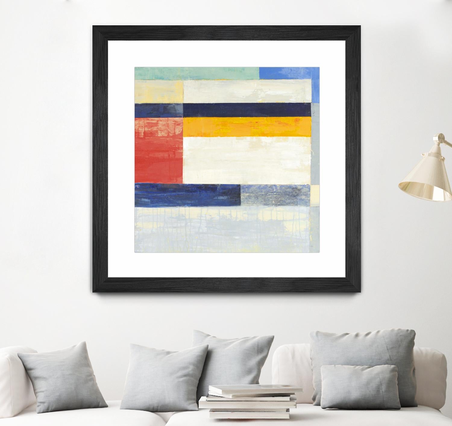 Retro Spectrum II by Liz Jardine on GIANT ART - white abstract