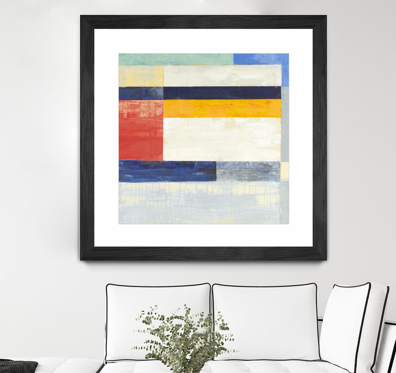 Retro Spectrum II by Liz Jardine on GIANT ART - white abstract