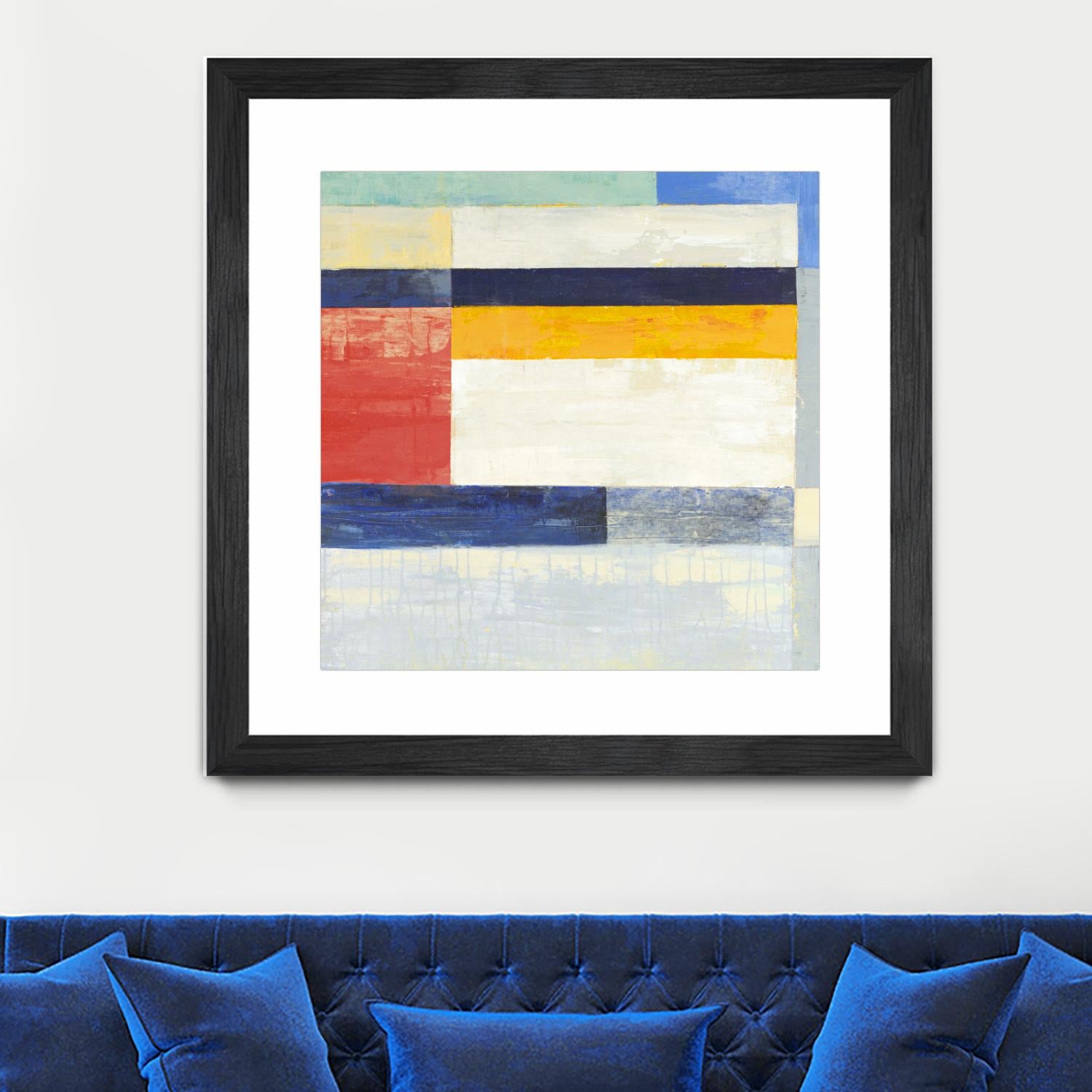 Retro Spectrum II by Liz Jardine on GIANT ART - white abstract