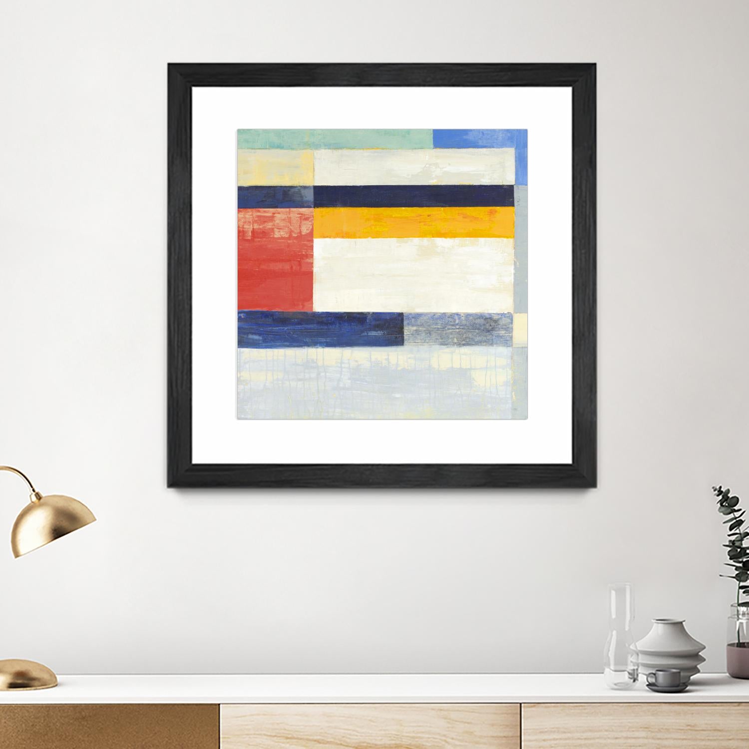 Retro Spectrum II by Liz Jardine on GIANT ART - white abstract