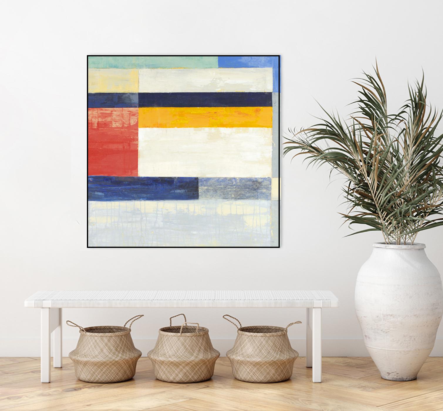 Retro Spectrum II by Liz Jardine on GIANT ART - white abstract