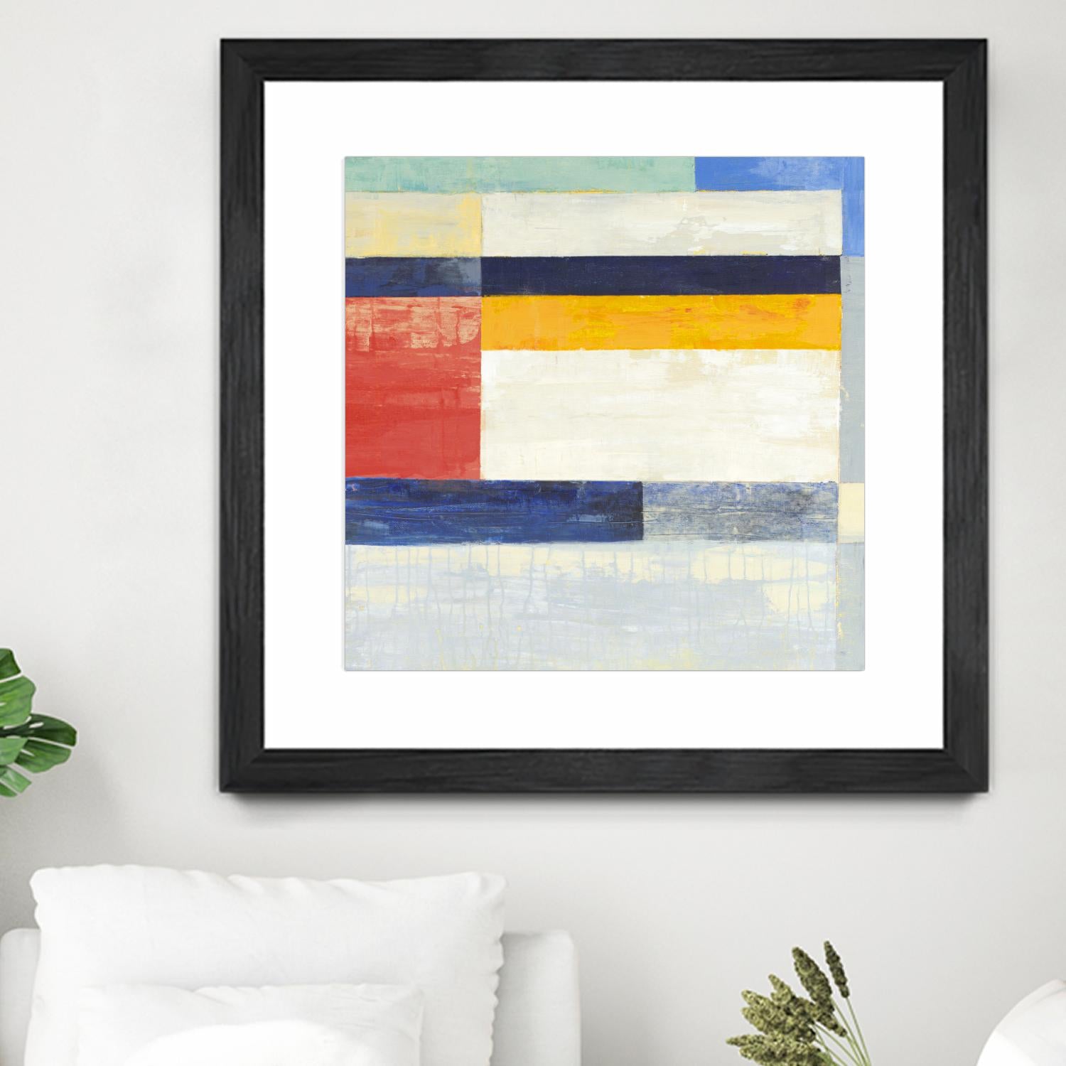 Retro Spectrum II by Liz Jardine on GIANT ART - white abstract