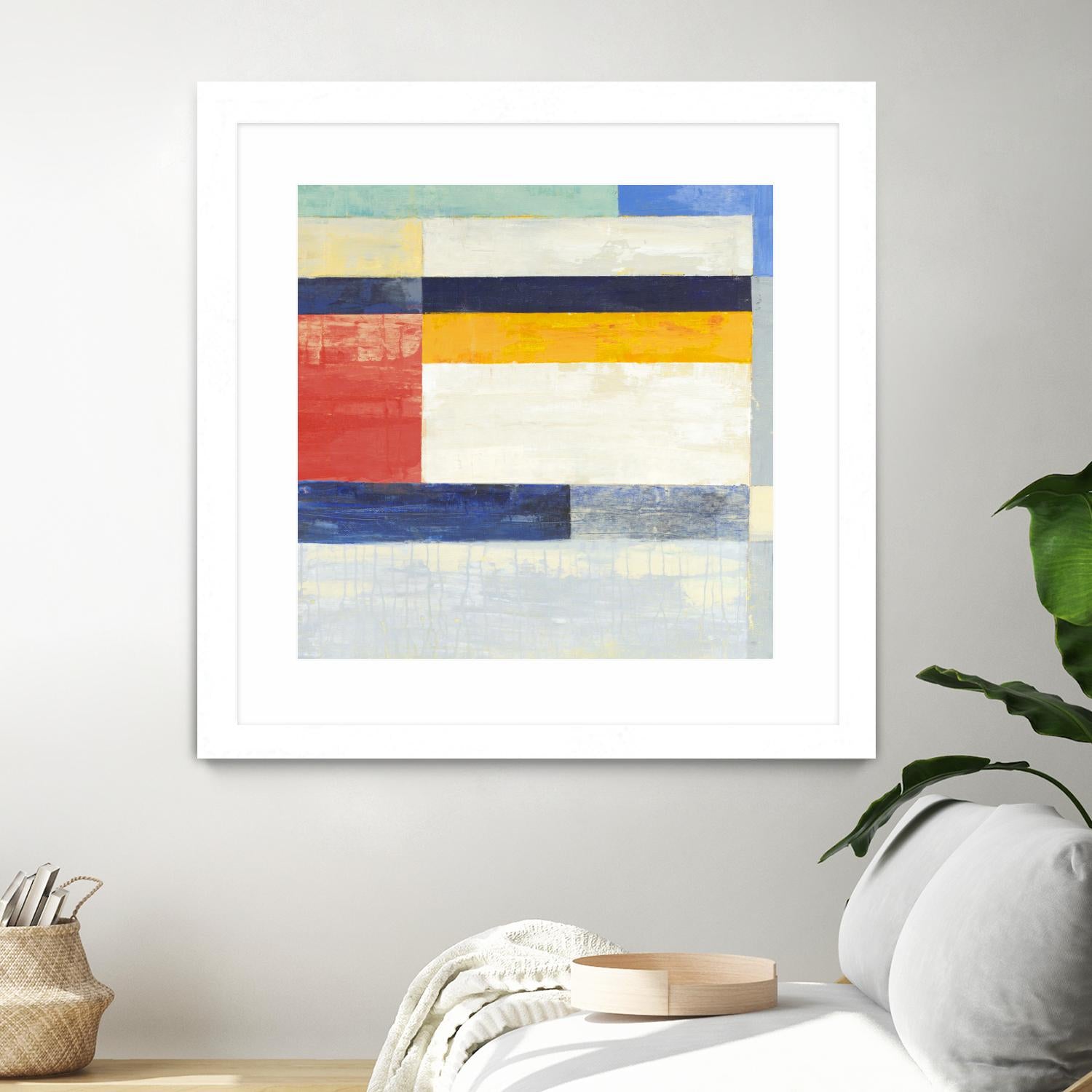 Retro Spectrum II by Liz Jardine on GIANT ART - white abstract