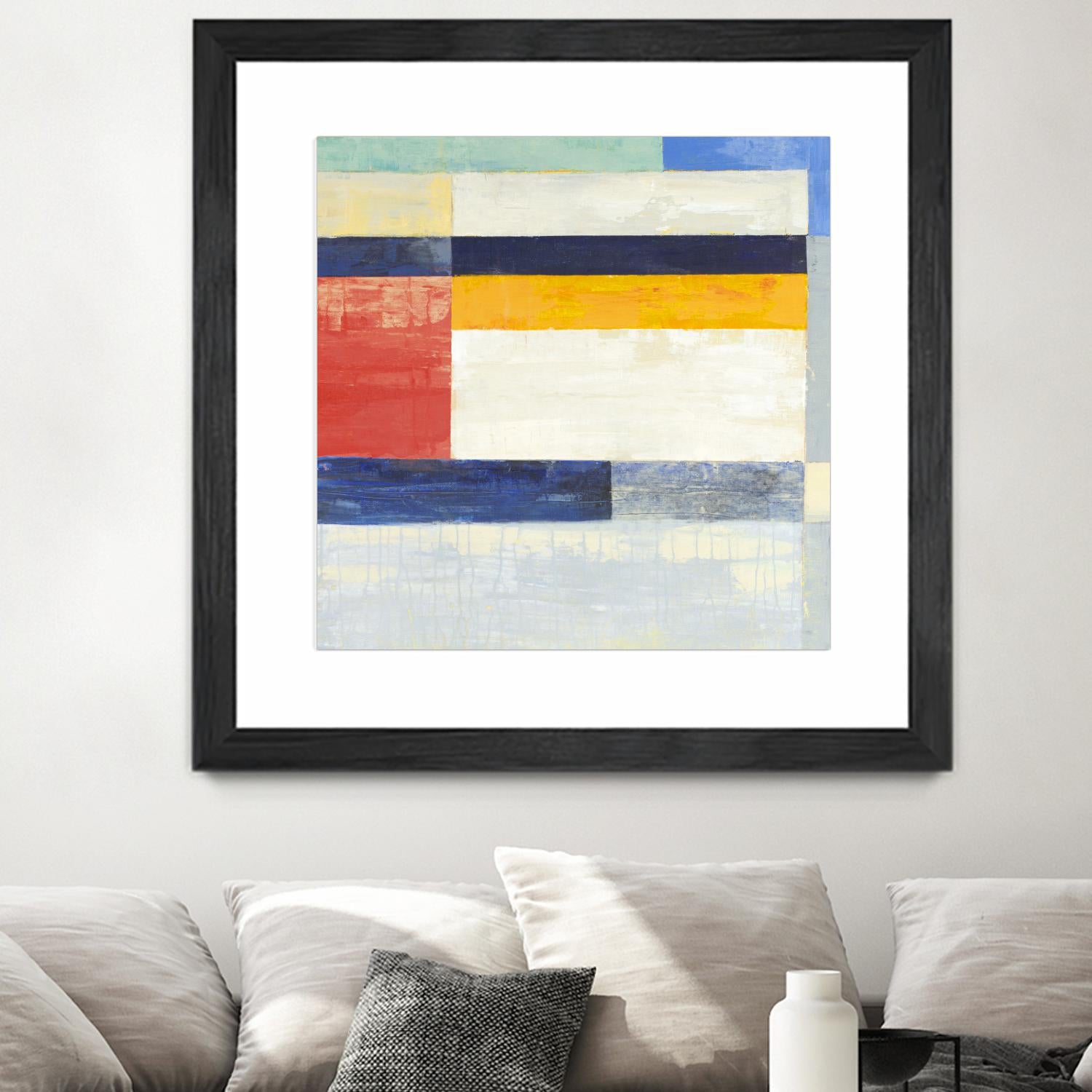 Retro Spectrum II by Liz Jardine on GIANT ART - white abstract