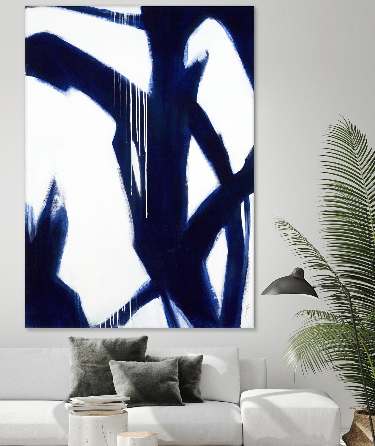 True Blue by Liz Jardine on GIANT ART - white contemporary
