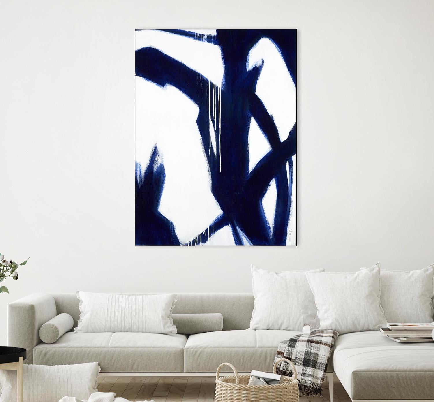True Blue by Liz Jardine on GIANT ART - white contemporary