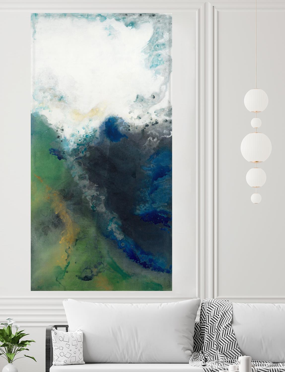 Tidal Wave by Liz Jardine on GIANT ART - white abstract