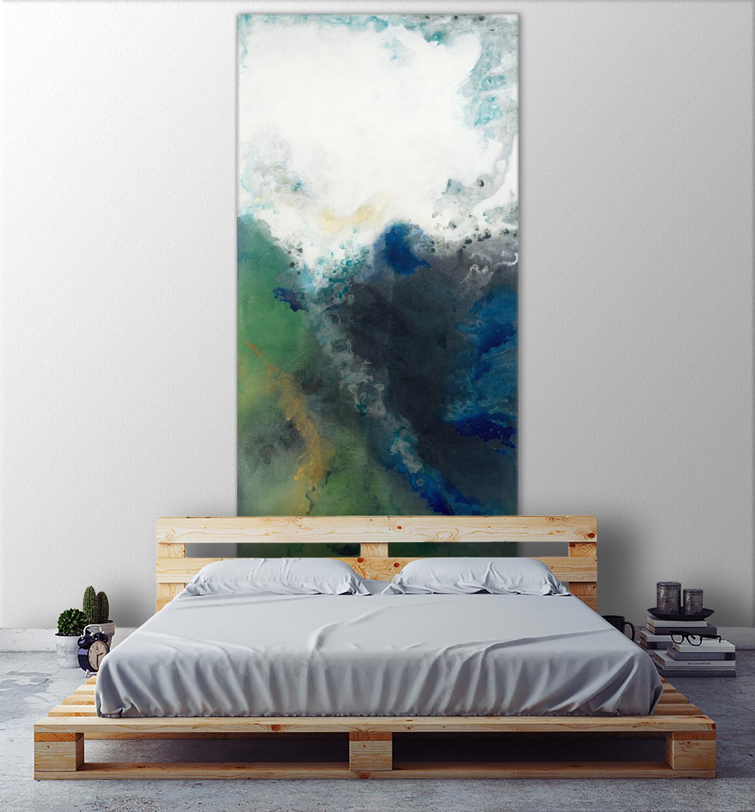 Tidal Wave by Liz Jardine on GIANT ART - white abstract