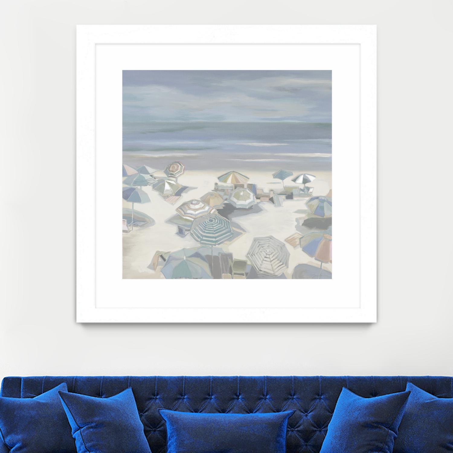 Beach Party by Liz Jardine on GIANT ART - blues coastal, tropical