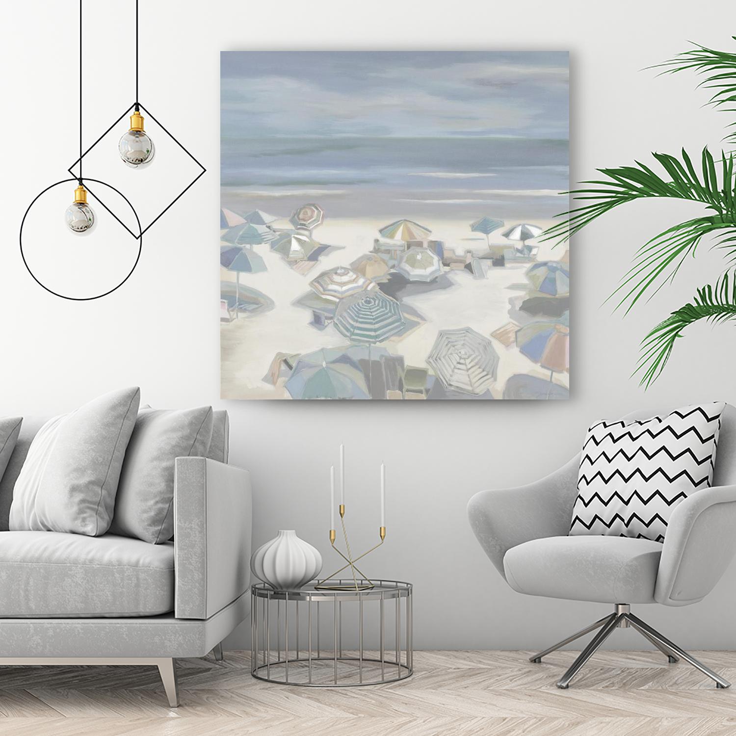 Beach Party by Liz Jardine on GIANT ART - blues coastal, tropical