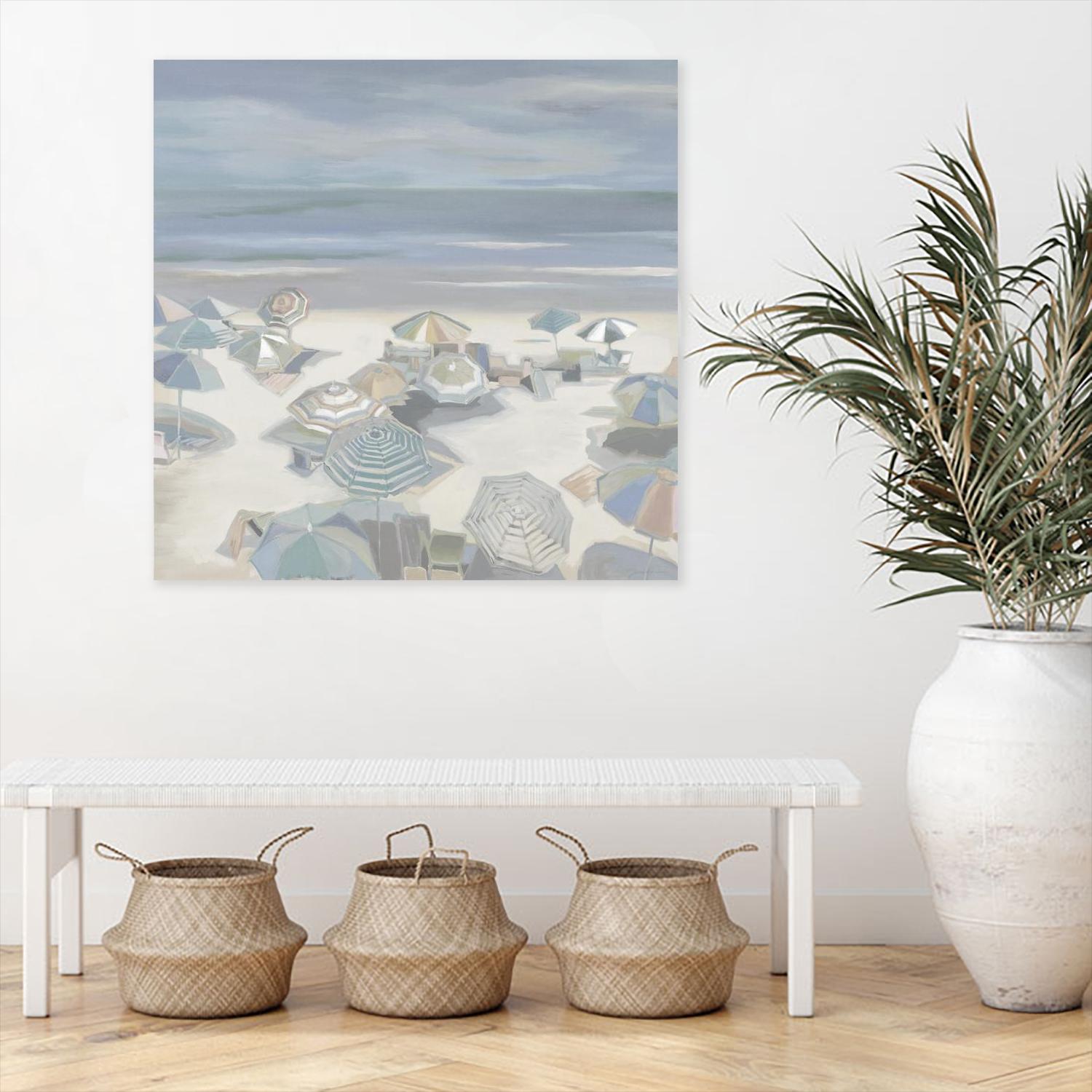 Beach Party by Liz Jardine on GIANT ART - blues coastal, tropical