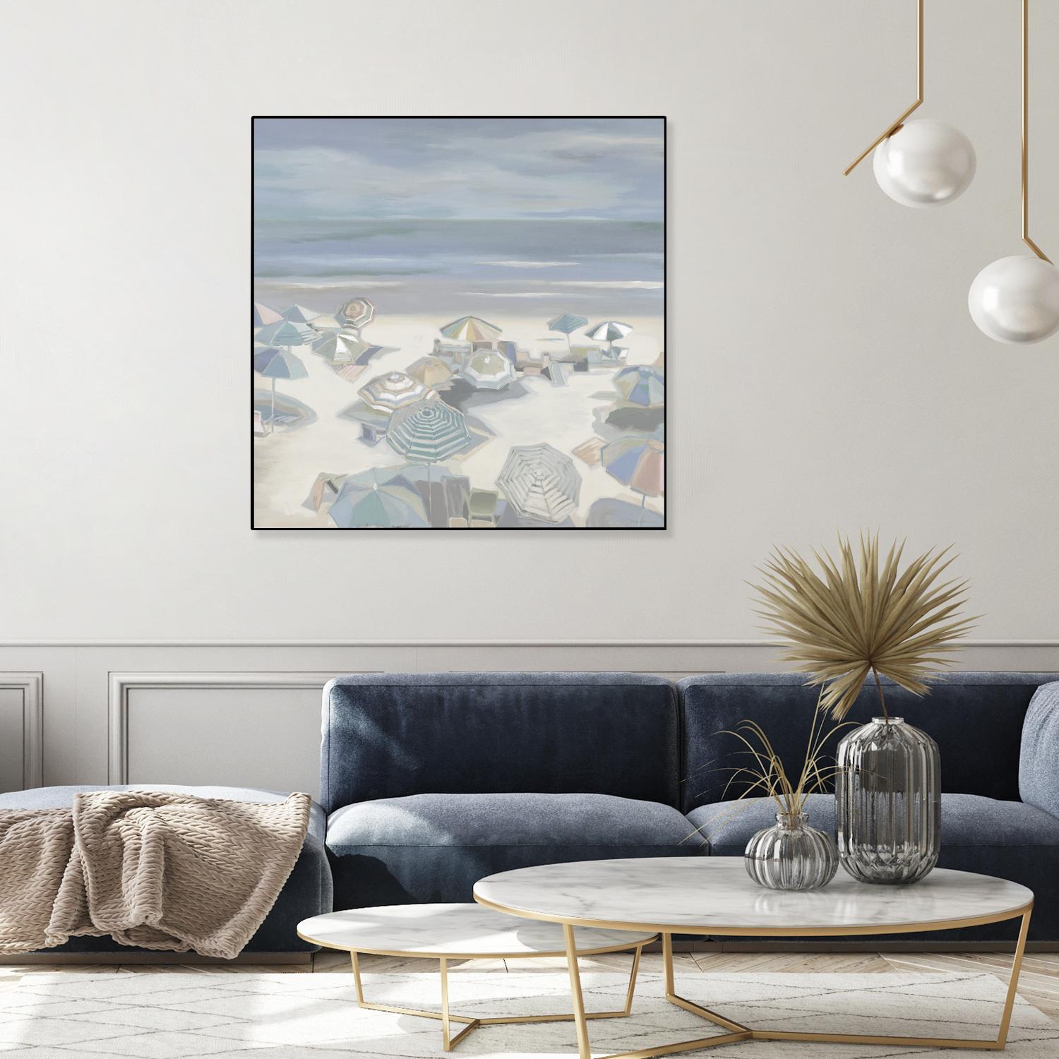 Beach Party by Liz Jardine on GIANT ART - blues coastal, tropical