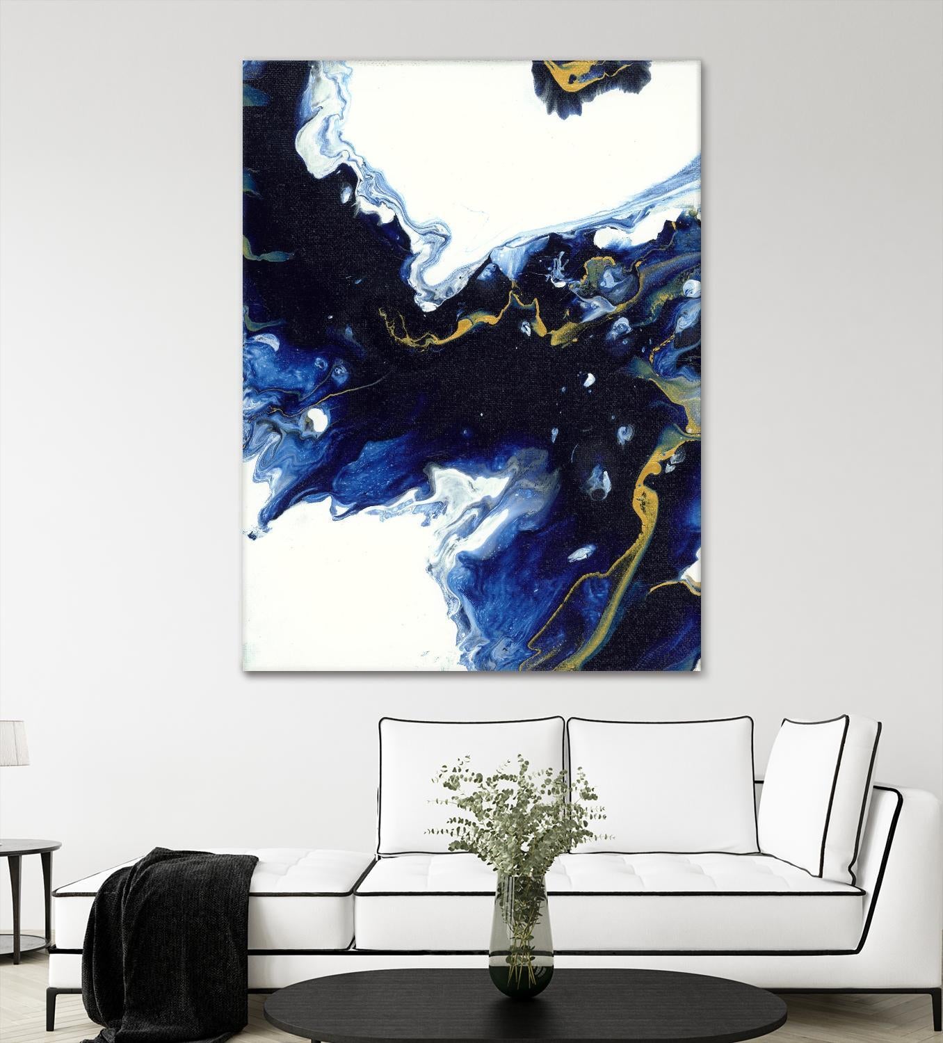Untitled III by Liz Jardine on GIANT ART - blue abstract abstract