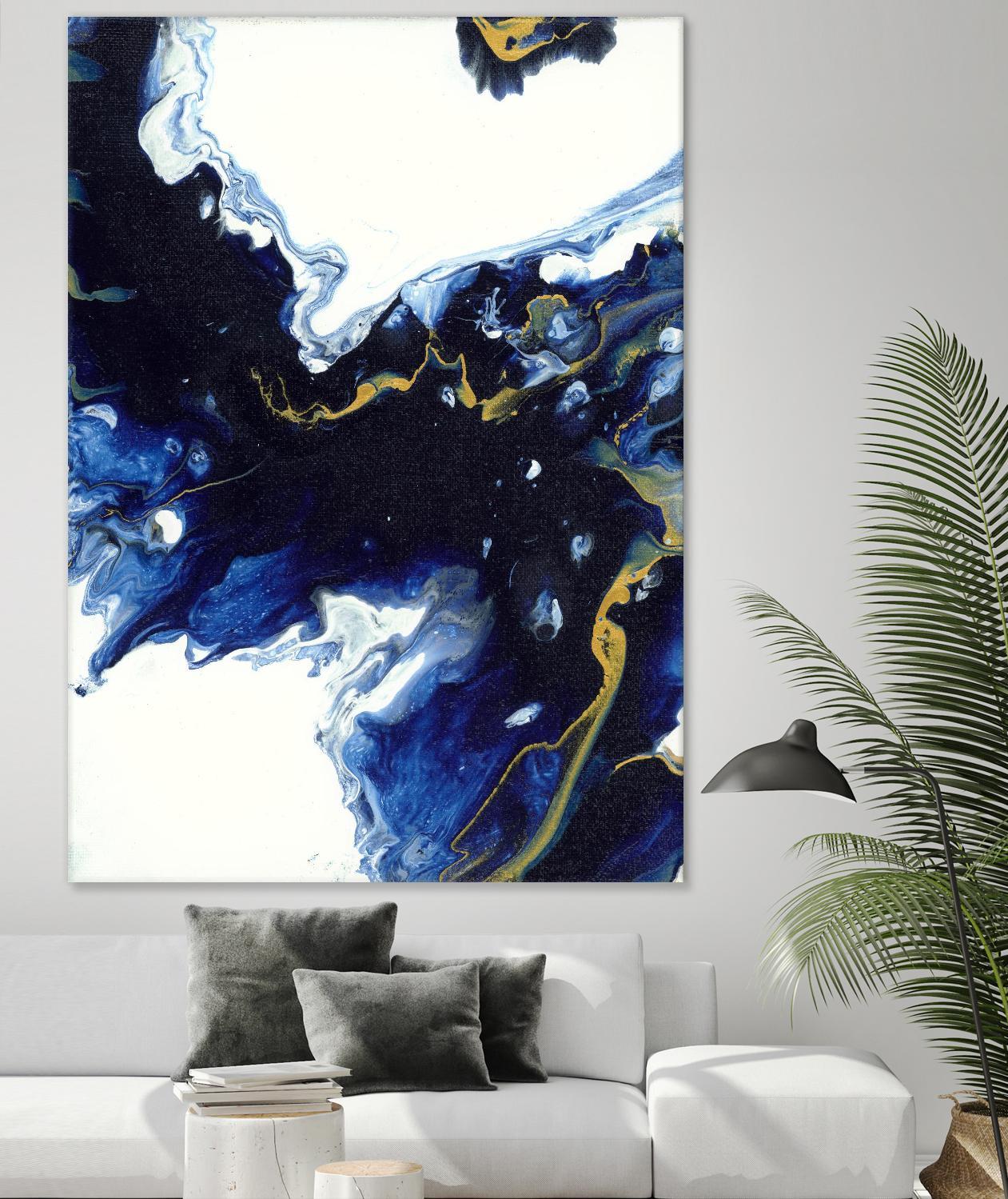 Untitled III by Liz Jardine on GIANT ART - blue abstract abstract