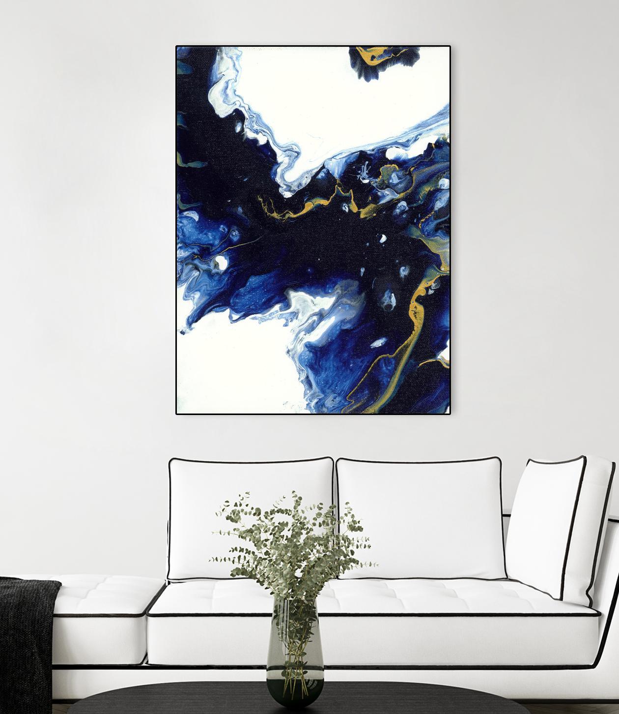 Untitled III by Liz Jardine on GIANT ART - blue abstract abstract