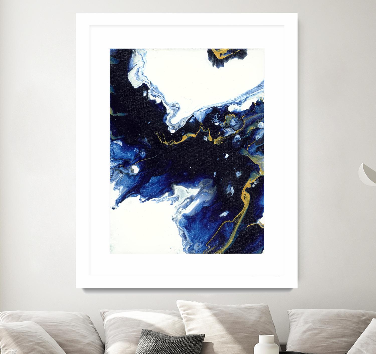 Untitled III by Liz Jardine on GIANT ART - blue abstract abstract