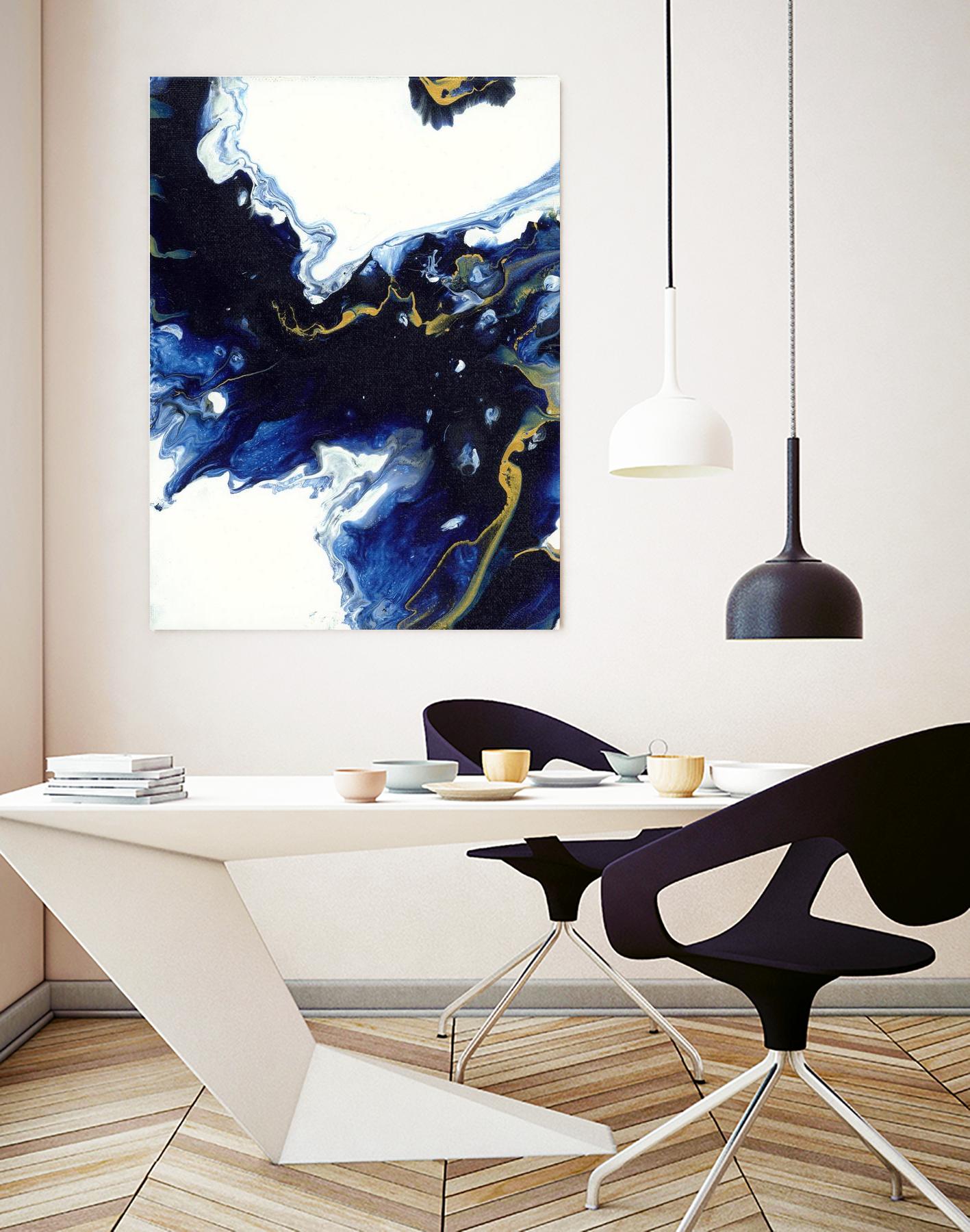 Untitled III by Liz Jardine on GIANT ART - blue abstract abstract