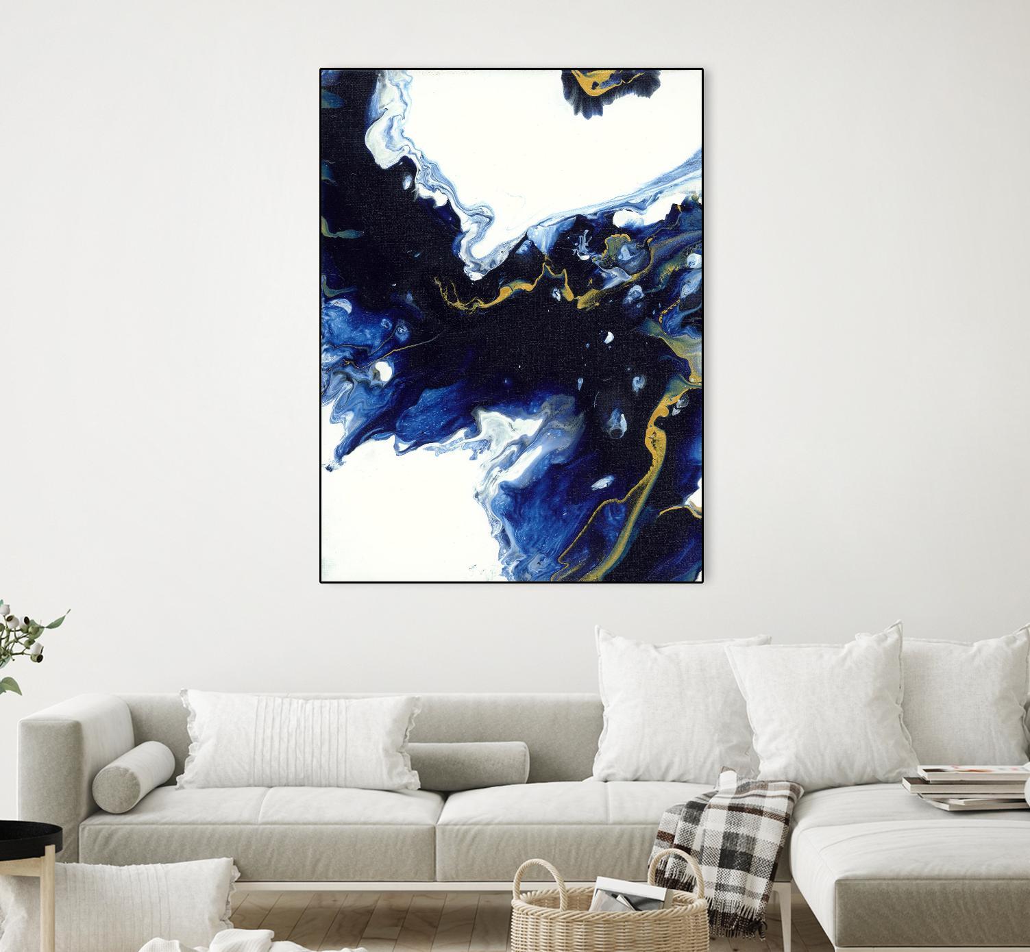 Untitled III by Liz Jardine on GIANT ART - blue abstract abstract