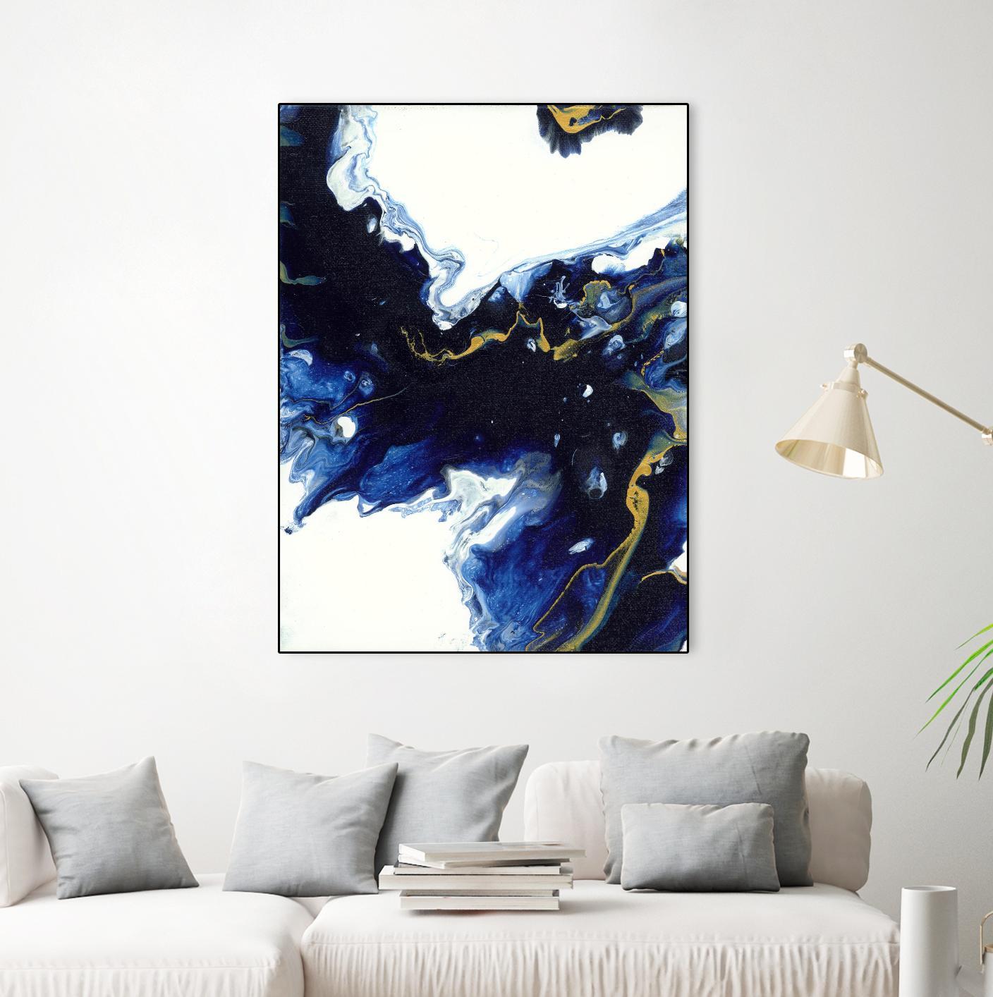 Untitled III by Liz Jardine on GIANT ART - blue abstract abstract