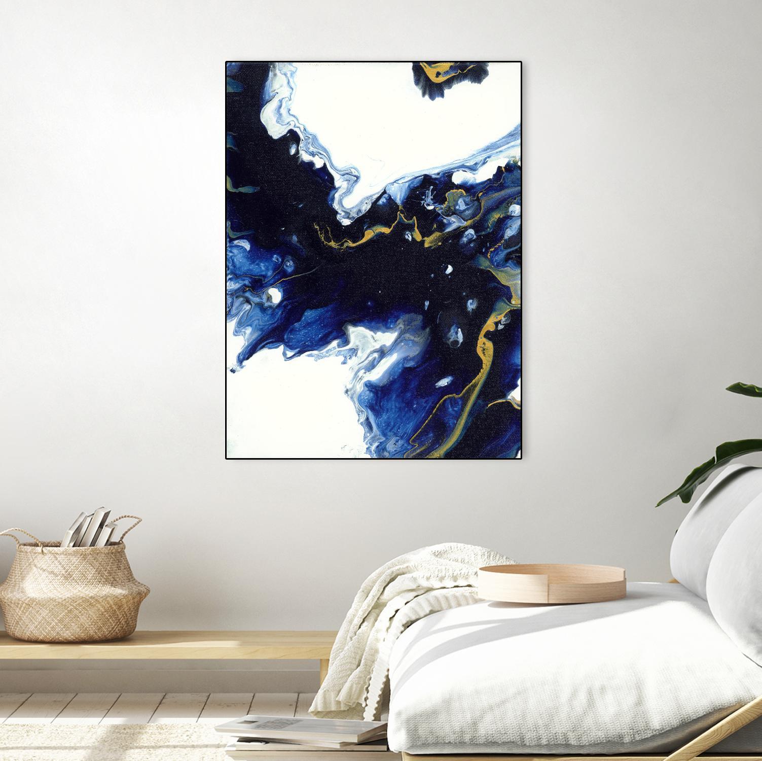 Untitled III by Liz Jardine on GIANT ART - blue abstract abstract