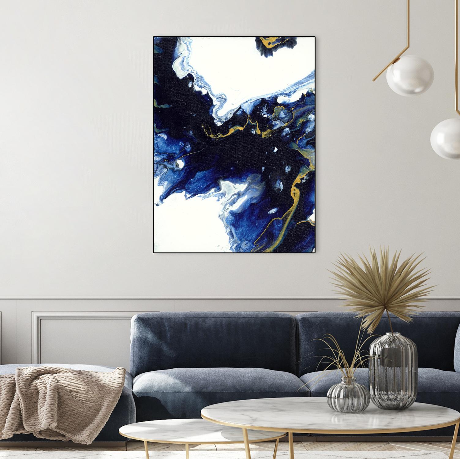 Untitled III by Liz Jardine on GIANT ART - blue abstract abstract