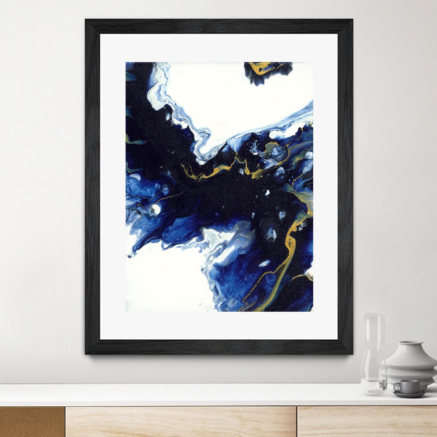 Untitled III by Liz Jardine on GIANT ART - blue abstract abstract