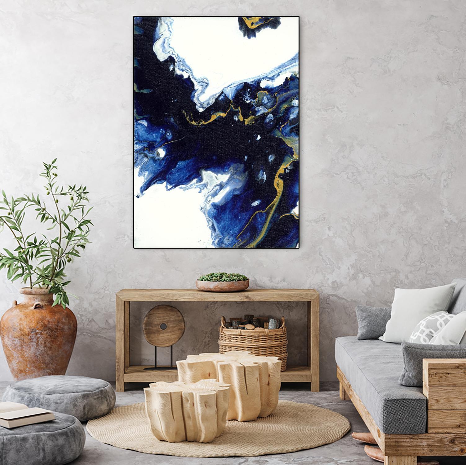 Untitled III by Liz Jardine on GIANT ART - blue abstract abstract