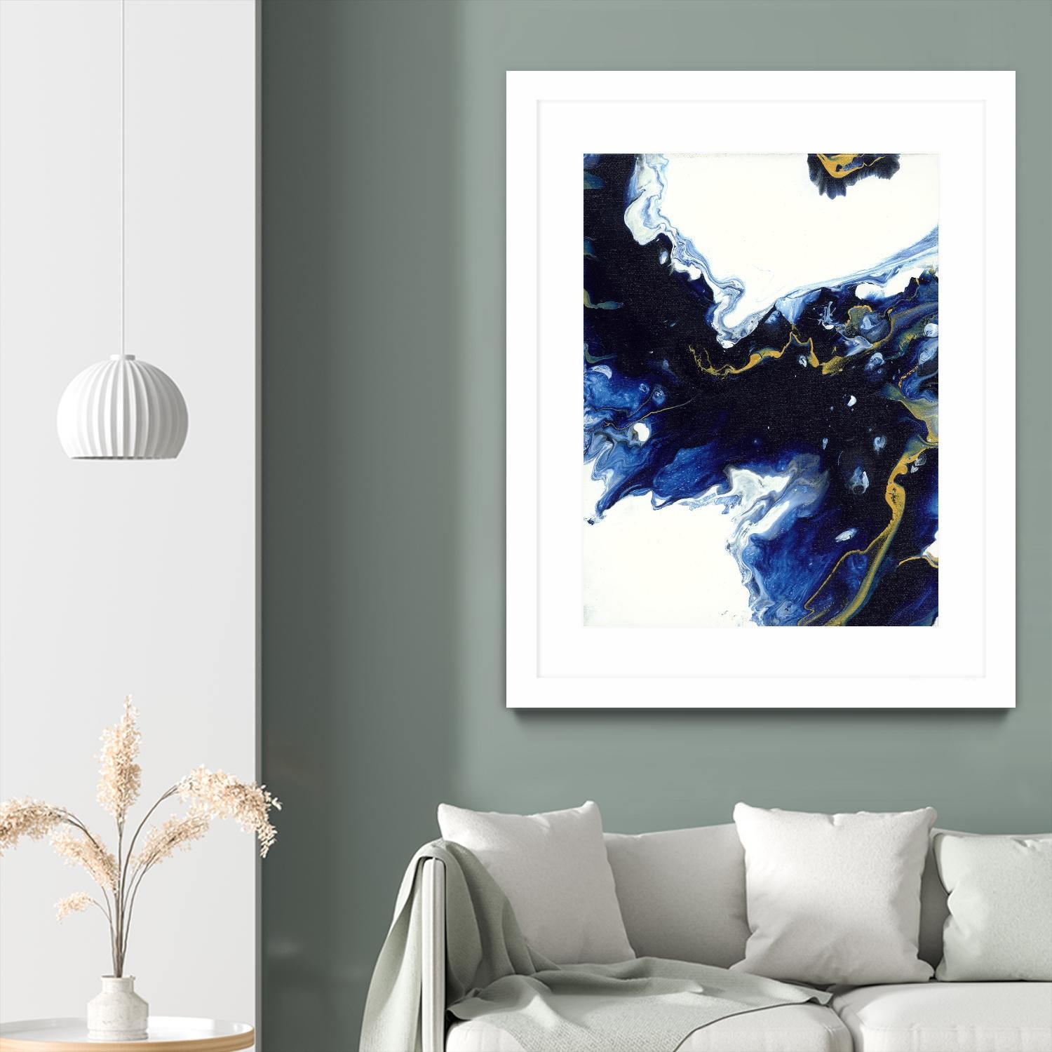 Untitled III by Liz Jardine on GIANT ART - blue abstract abstract