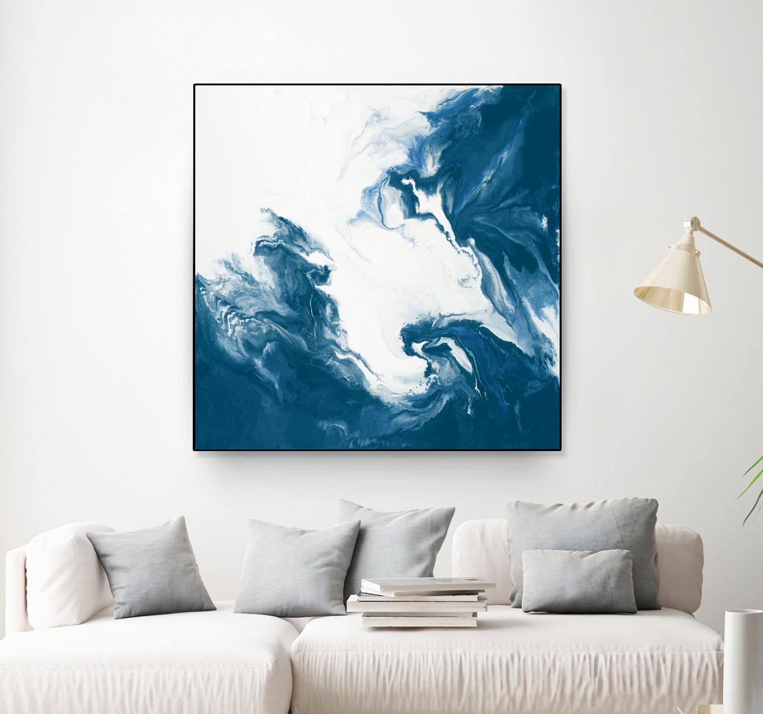 Deep Within by Corrie LaVelle on GIANT ART - white abstract