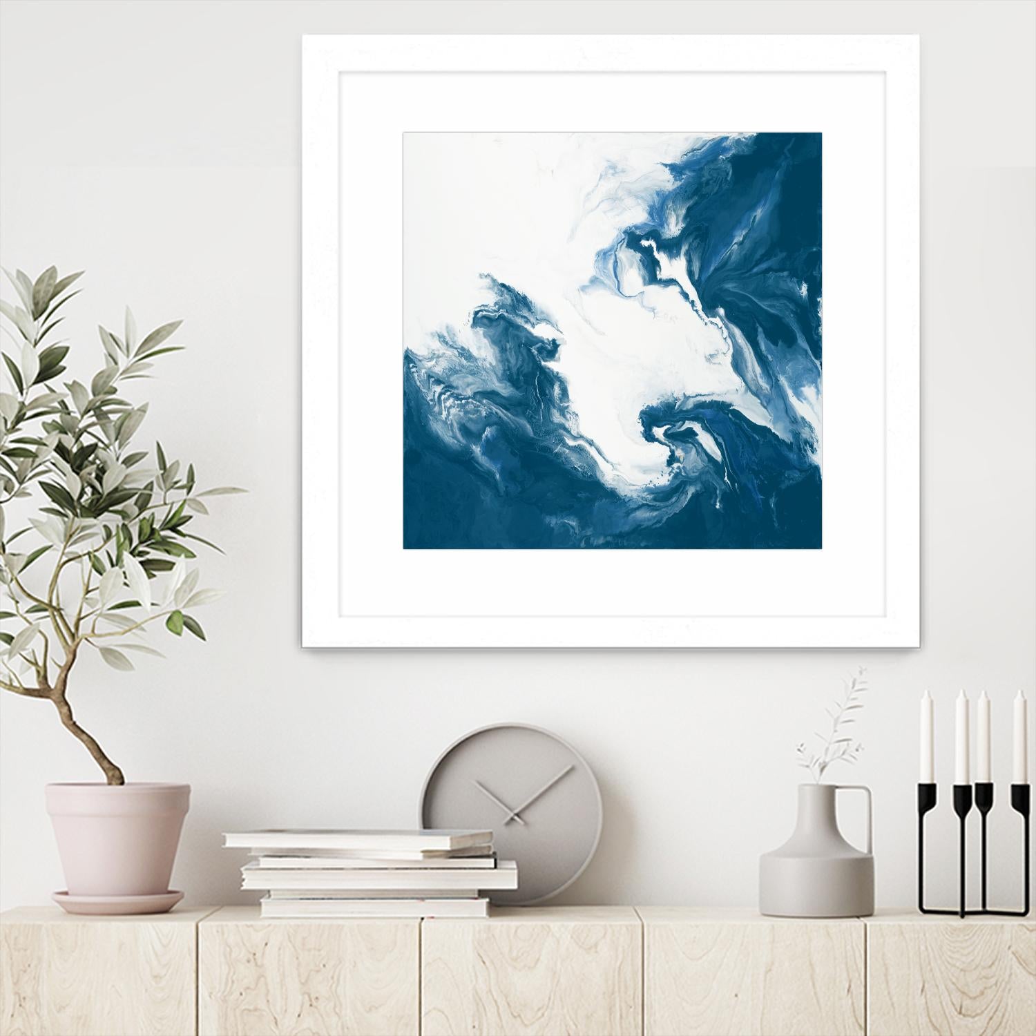 Deep Within by Corrie LaVelle on GIANT ART - white abstract