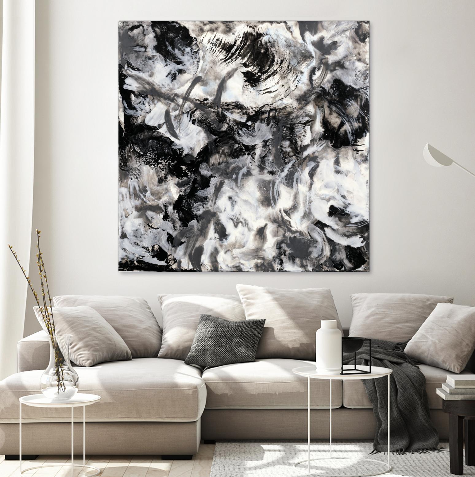 Escalation by Corrie LaVelle on GIANT ART - white abstract