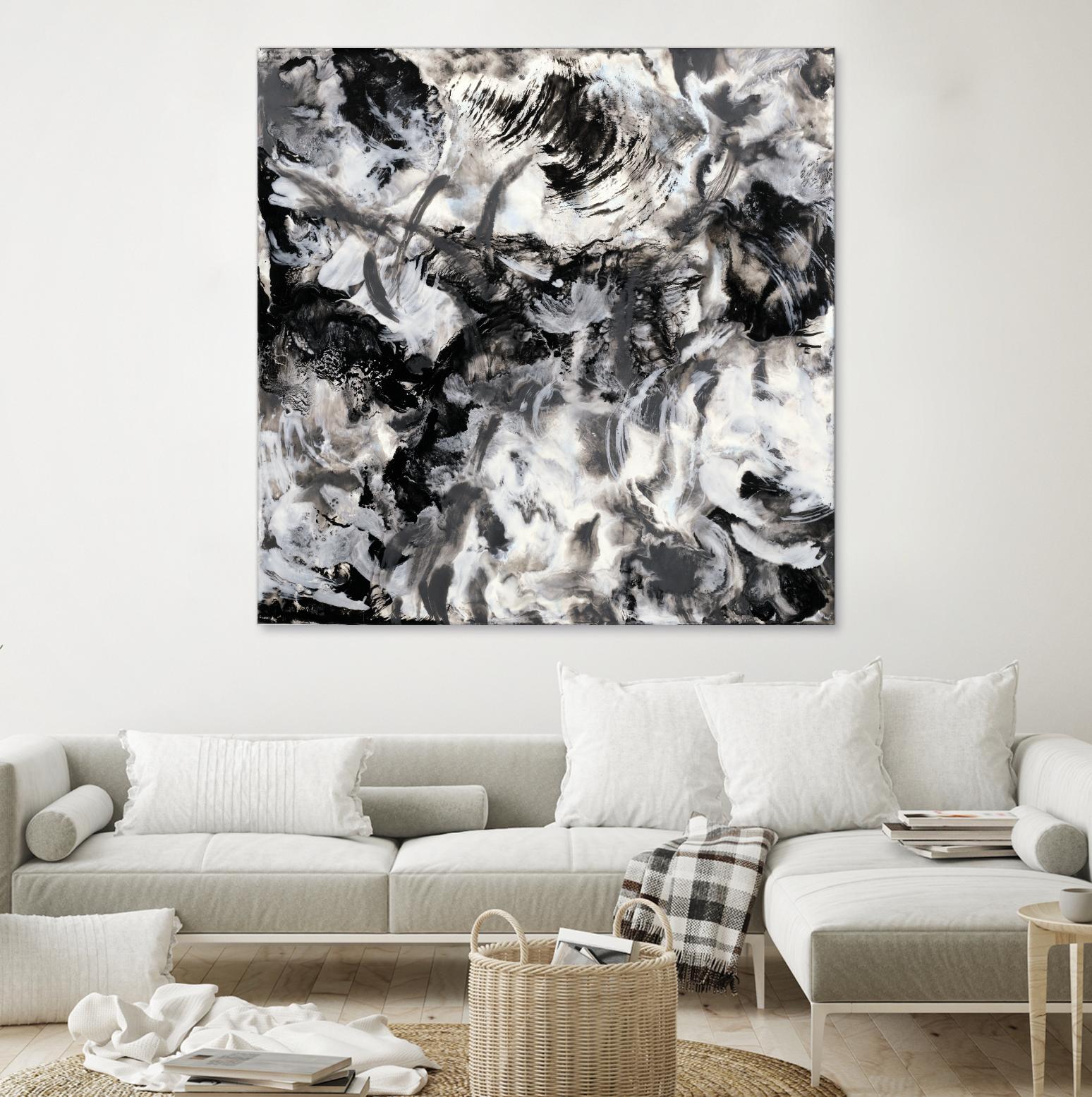 Escalation by Corrie LaVelle on GIANT ART - white abstract