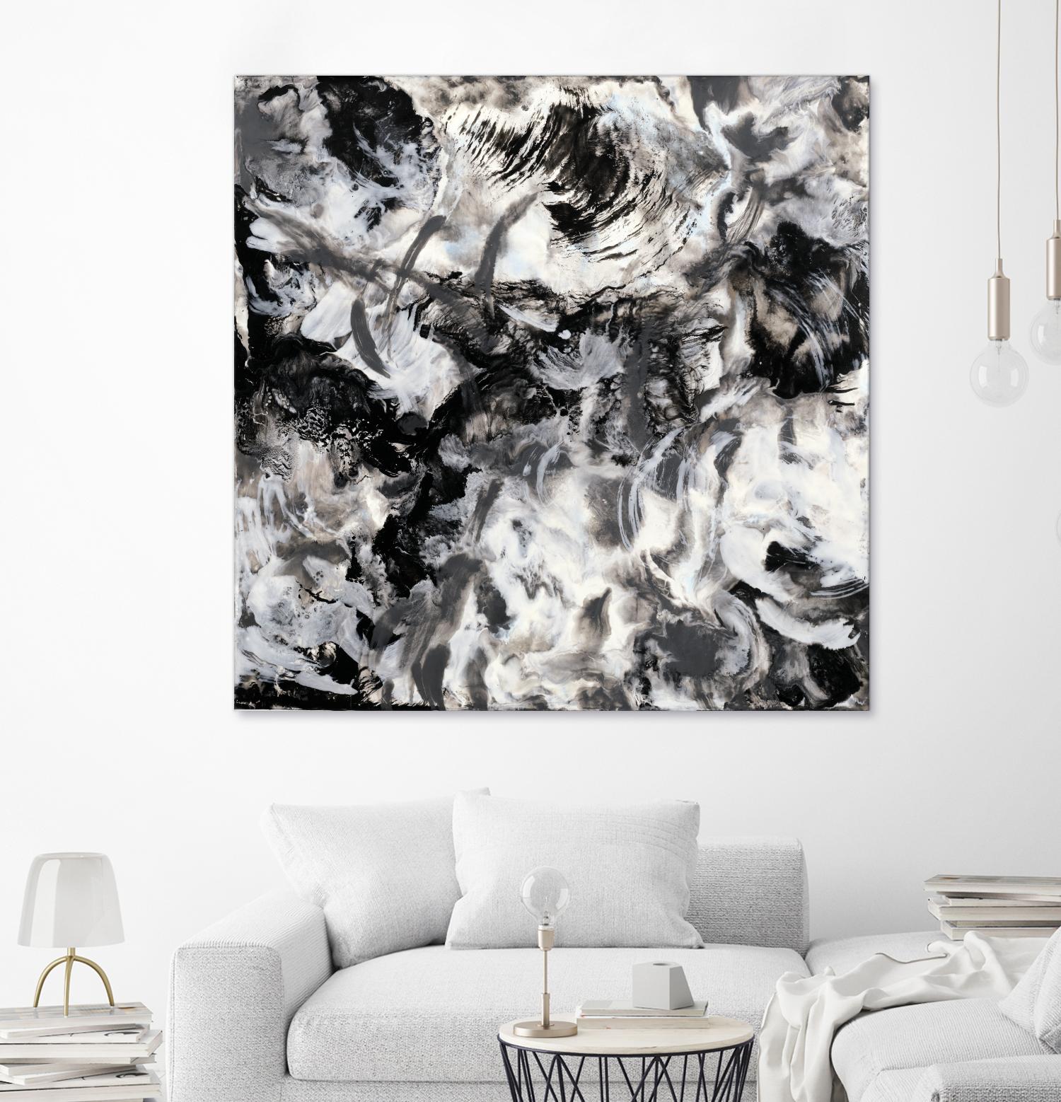 Escalation by Corrie LaVelle on GIANT ART - white abstract