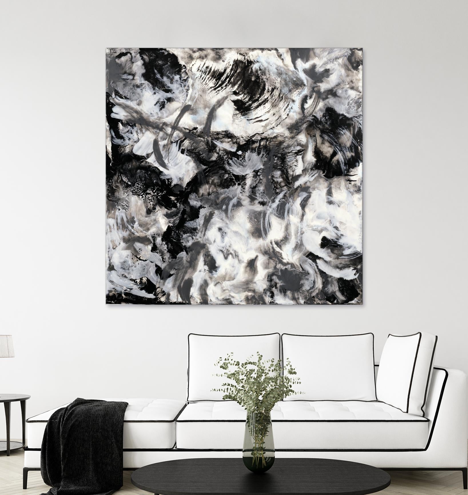 Escalation by Corrie LaVelle on GIANT ART - white abstract