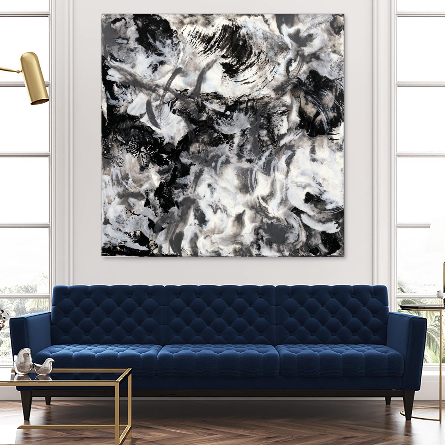 Escalation by Corrie LaVelle on GIANT ART - white abstract