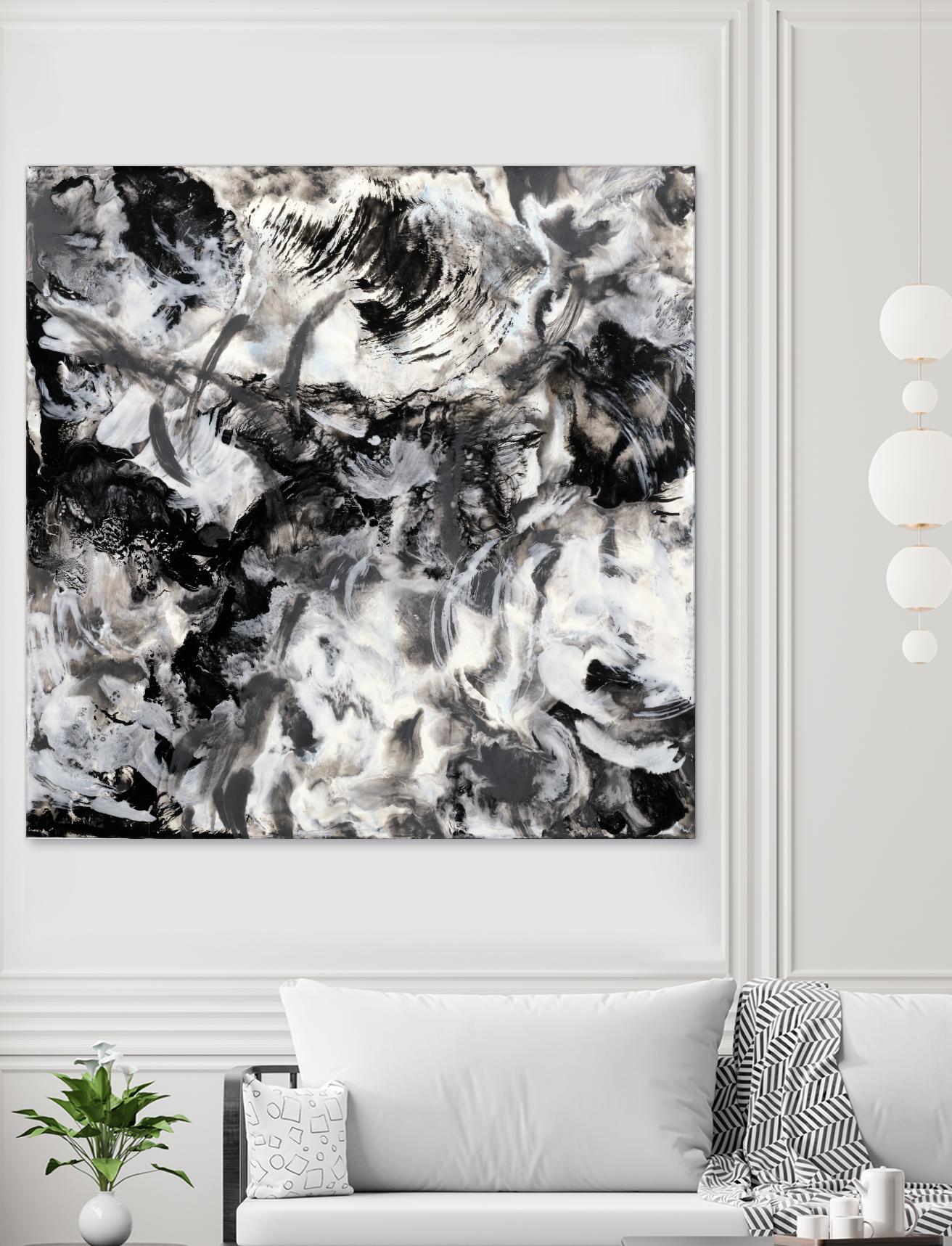 Escalation by Corrie LaVelle on GIANT ART - white abstract