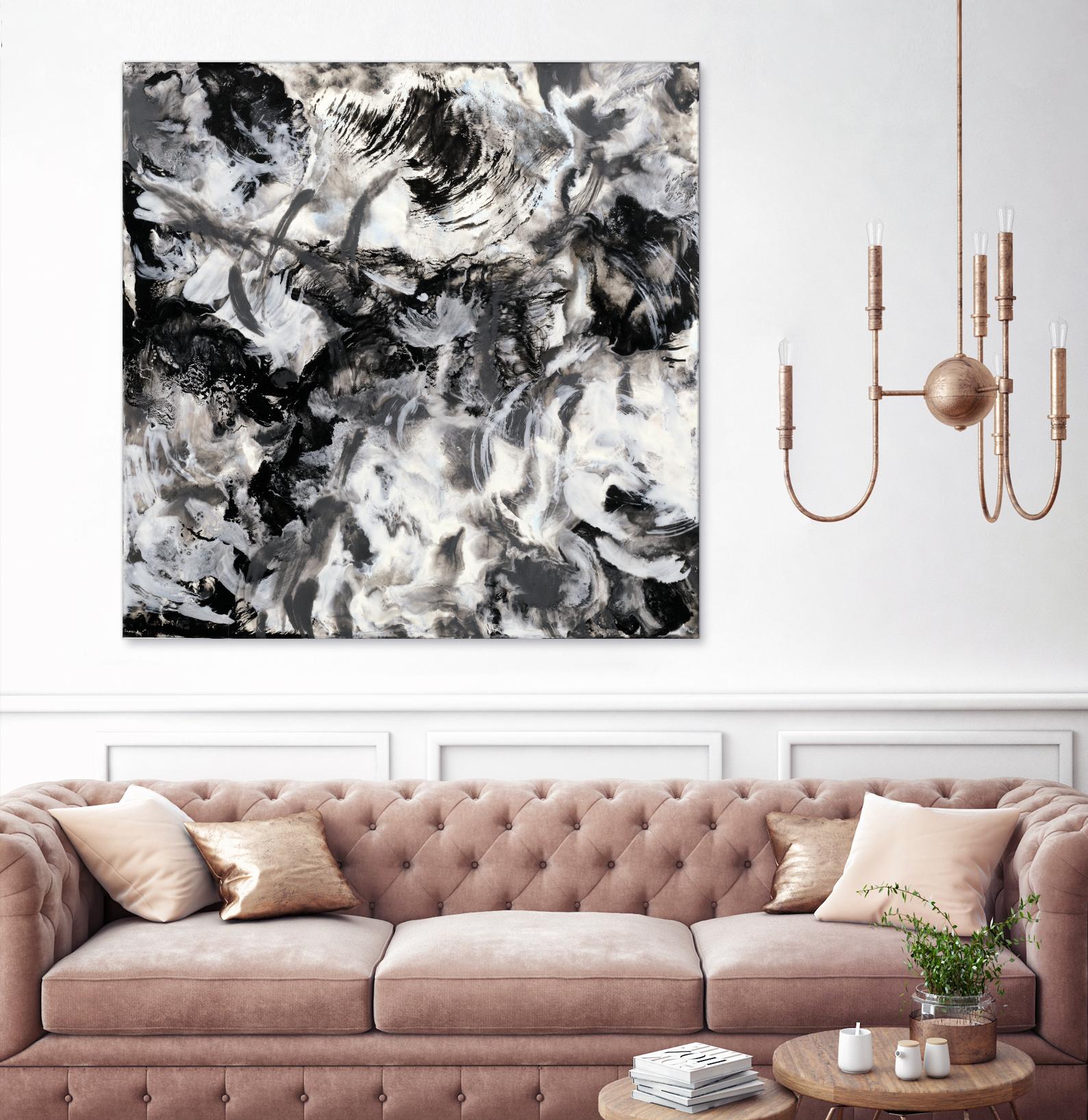 Escalation by Corrie LaVelle on GIANT ART - white abstract