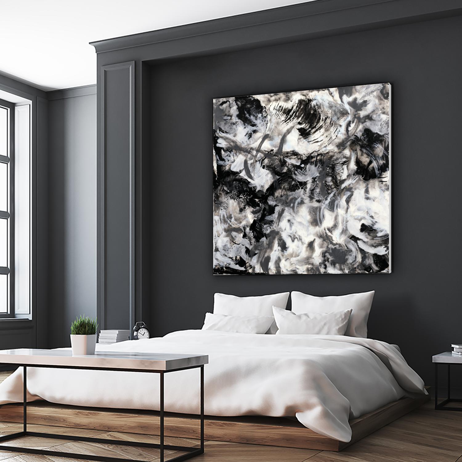 Escalation by Corrie LaVelle on GIANT ART - white abstract