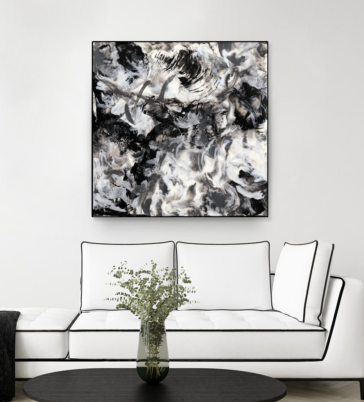Escalation by Corrie LaVelle on GIANT ART - white abstract