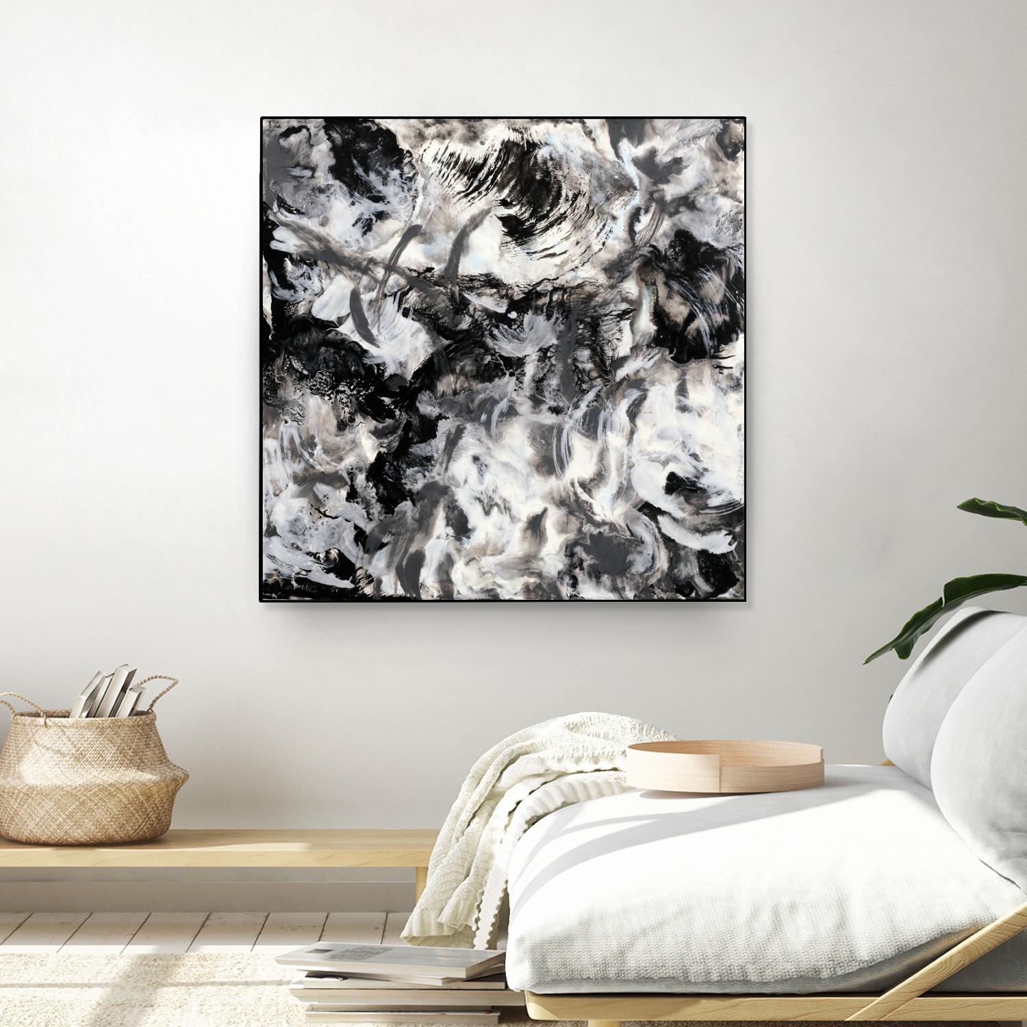 Escalation by Corrie LaVelle on GIANT ART - white abstract