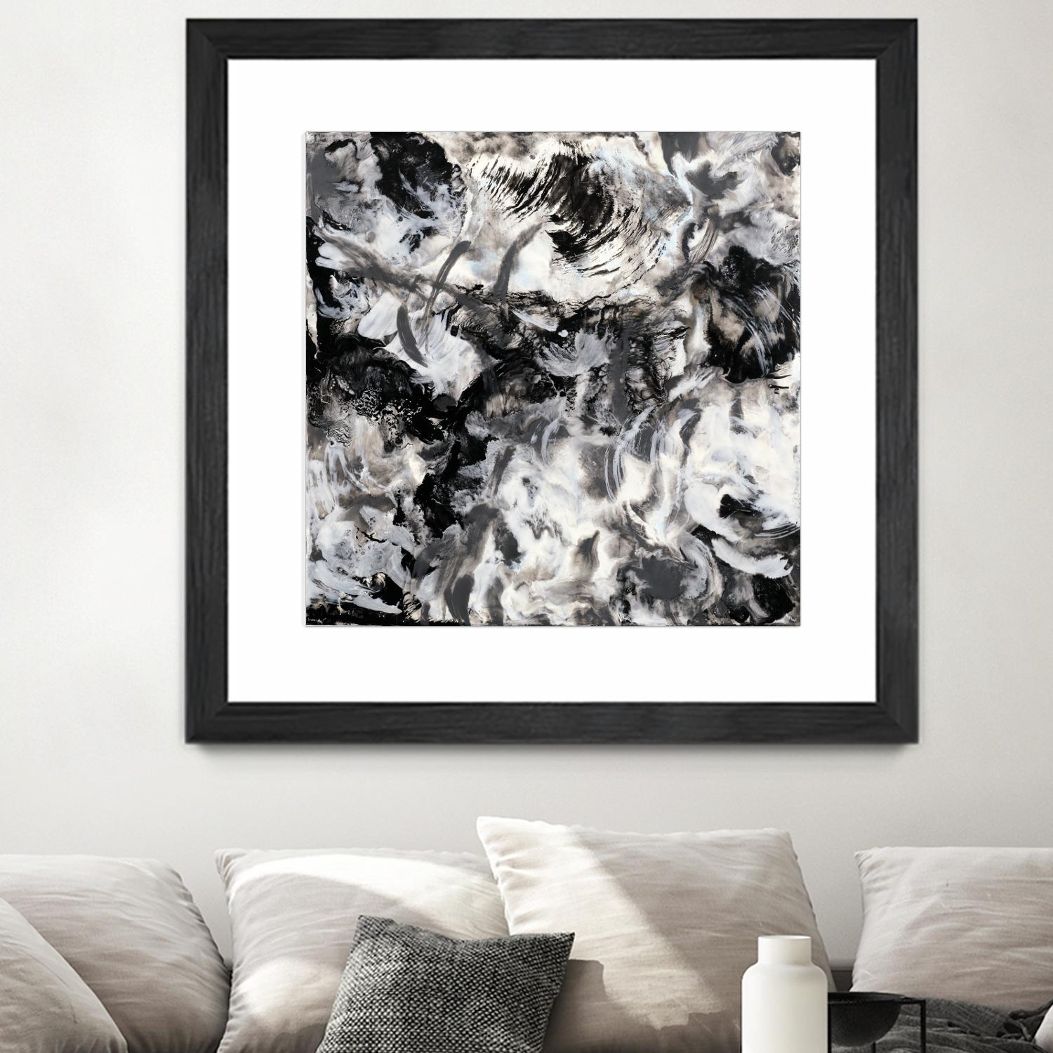 Escalation by Corrie LaVelle on GIANT ART - white abstract